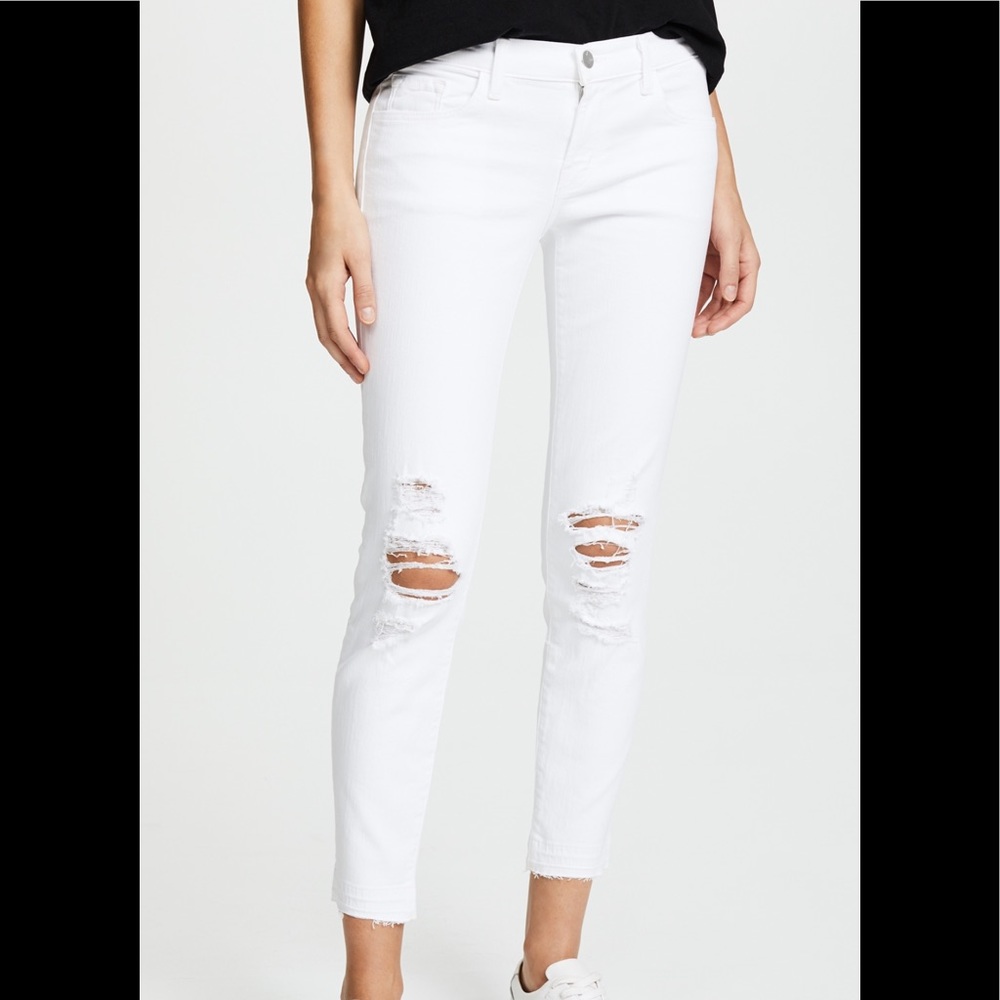 J Brand cropped skinny jeans